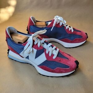 New Balance 327 Team Navy Scarlet MS327MR Men Size 9.5